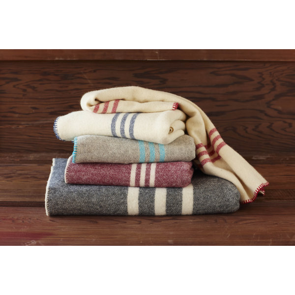 Coyuchi Striped Wool Blanket & Reviews Wayfair